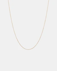 Chaîne câblée de 45 cm en or rose 10 K massif