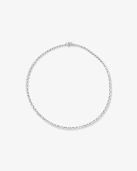 10.00 Carat TW Laboratory-Grown Diamond Heart Tennis Necklace in 10kt White Gold