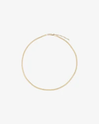 45cm (18”) 2mm-2.5mm Width Herringbone Chain 10kt Yellow Gold