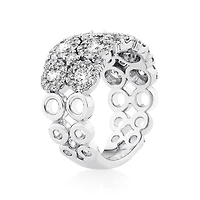 2 Row Bubble Ring with 2.00 Carat TW Diamonds in 14kt Gold