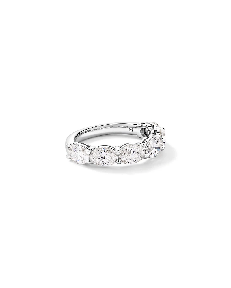 3.00TW Oval Laboratory-Grown Diamond Wedding Ring 14kt Gold