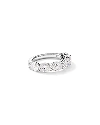 3.00TW Oval Laboratory-Grown Diamond Wedding Ring 14kt Gold