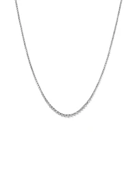 6.00 Carat TW Graduated Diamond RivieraTennis Necklace in 18kt Gold