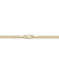 60cm (24") 3mm-3.5mm Width Curb Chain in 10kt Yellow Gold