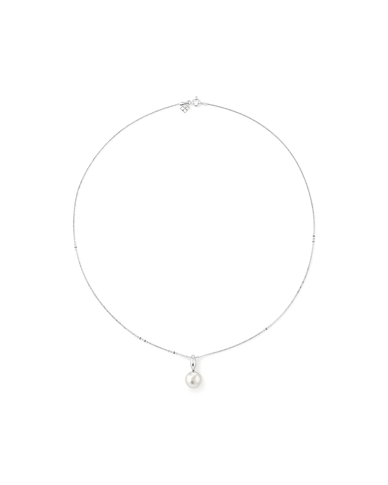 Pendant with Cultured Freshwater Pearl in Sterling Silver