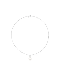 Pendant with Cultured Freshwater Pearl in Sterling Silver