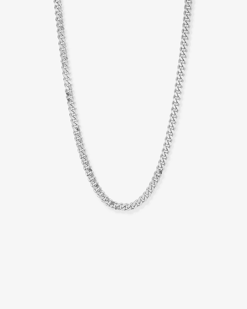 60cm (22") 9mm Width Semi Solid Diamond Cut Curb Chain in 10kt Gold