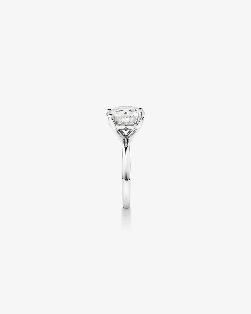 5.00 Carat TW Round Brilliant Laboratory-Grown Diamond Solitaire Engagement Ring in Platinum