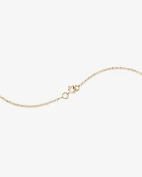 "X" Initial Necklace with 0.10 Carat TW of Diamonds in 10kt Yellow Gold