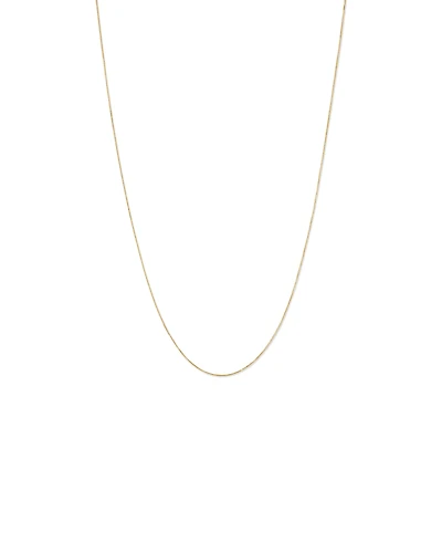 50cm (20") 0.66mm Width Box Chain in 10kt Yellow Gold