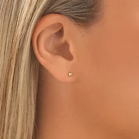 3mm Ball Stud Earrings in 10kt Yellow Gold