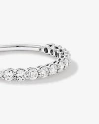 0.60 Carat TW Claw Set Round Brilliant Laboratory-Grown Diamond Wedding Ring in 14kt Gold