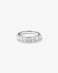 7 Stone Claw Wedding Ring with 1.61 Carat TW of Diamonds in 14kt White Gold