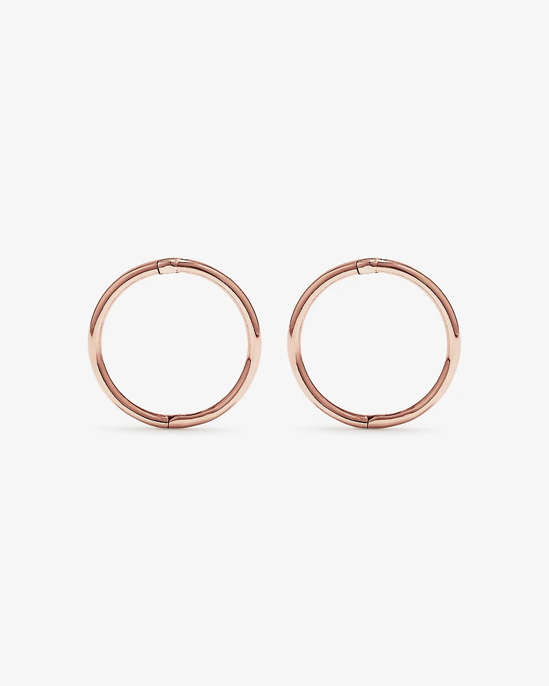 12mm Sleepers 10kt Rose Gold