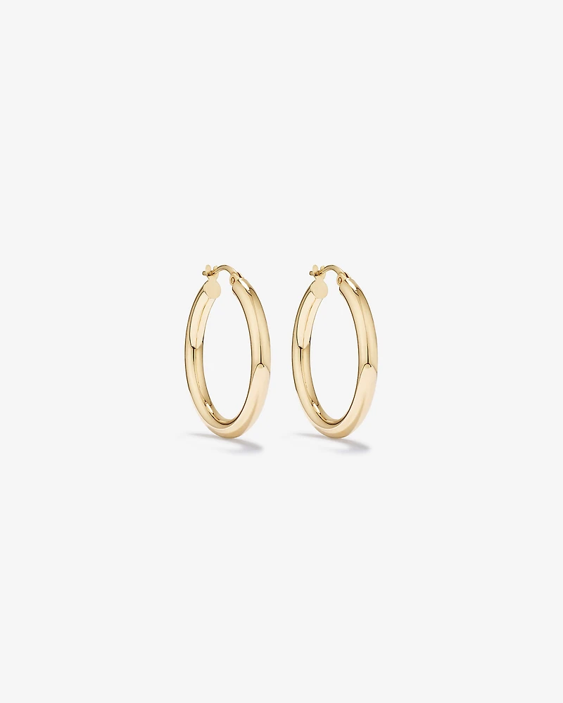 20mm Hoop Earrings in 10kt Yellow Gold