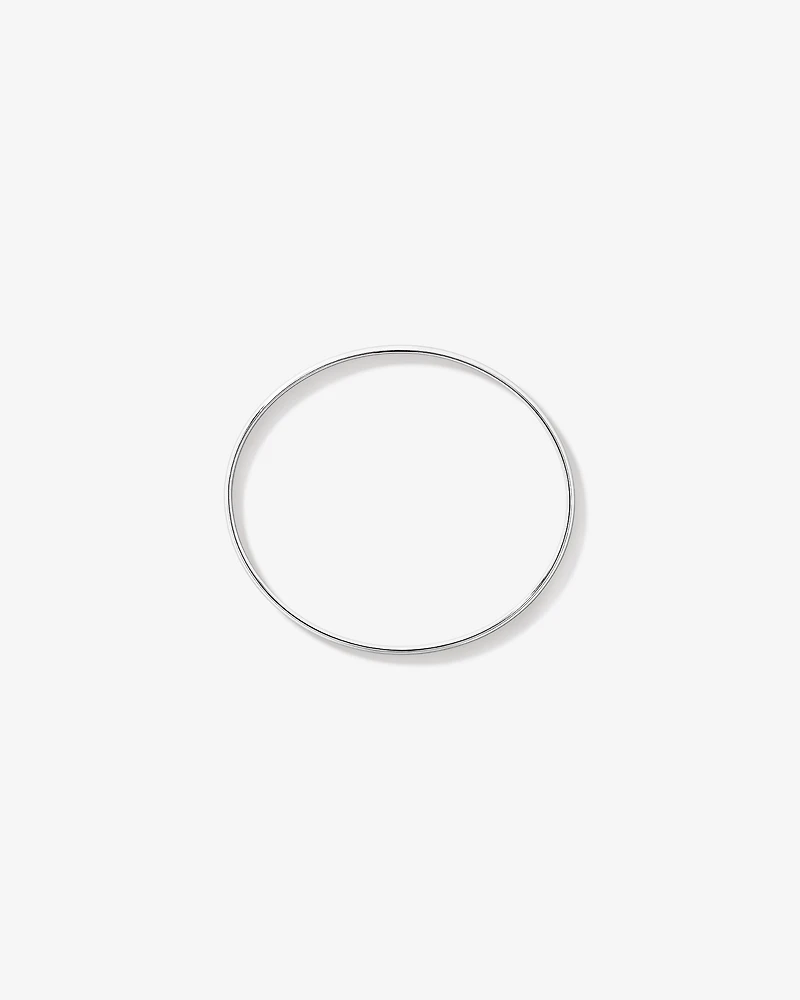 65mm Oval Bangle in Sterling Silver4mm-4.5mm Oval Bangle in Sterling Silver