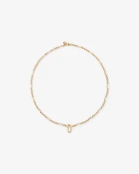 50cm (20") 7 and 1 Belcher and Paperclip Open Pendant Chain in 10kt Yellow Gold
