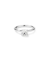 Carat TW Round Brilliant Laboratory-Grown Diamond Solitaire Engagement Ring in 14kt Gold