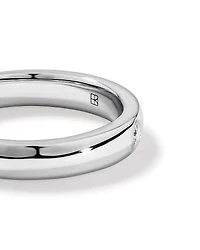 Carat TW Round Brilliant Diamond Duo Wedding Band in 18kt White Gold