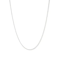 45cm (18") 2mm-2.5mm Width Belcher Chain in Sterling Silver