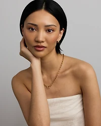 50cm (20") Oval Belcher Chain in 10kt Yellow Gold