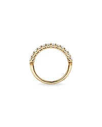 0.60 Carat TW Claw Set Round Brilliant Laboratory-Grown Diamond Wedding Ring in 14kt Yellow Gold