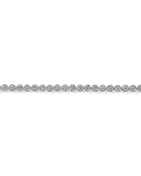 Bubble Tennis Bracelet with 3.03 Carat TW of Diamonds in 14kt White Gold