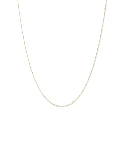 45cm (17") 0.95mm Width Solid Cable Chain In 10kt Yellow Gold