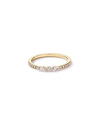 0.23TW Pear and Round Brilliant Diamond Wedding Ring 14kt Yellow Gold
