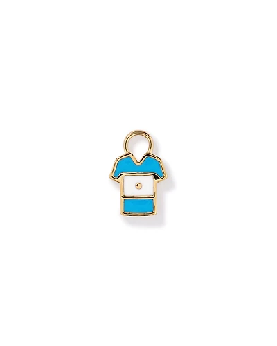 Pendentif de boucle d’oreille argentine en Vermeil 18Kt