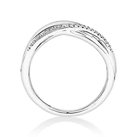 Ring with 0.10 Carat TW of Diamonds in Sterling Silver