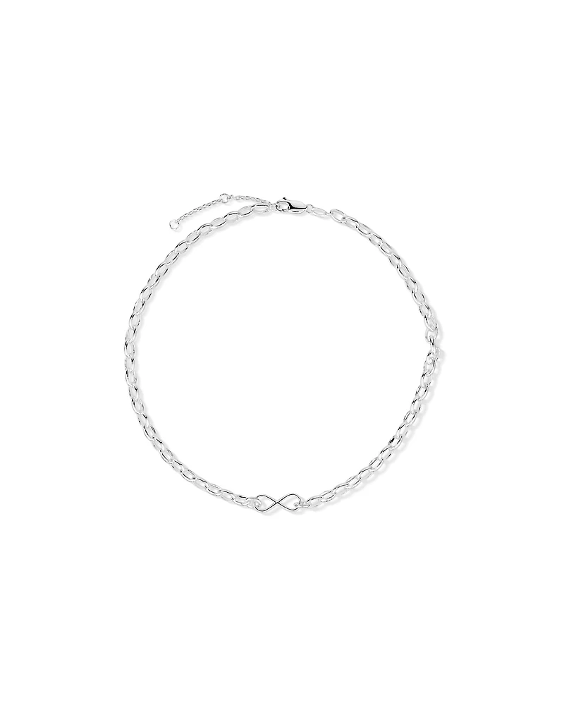 Infinity Belcher Chain in Sterling Silver