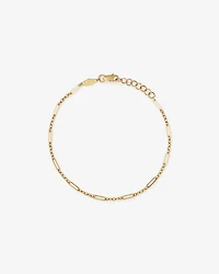 Paperclip 3 and 1 Bracelet in 10kt Yellow Gold