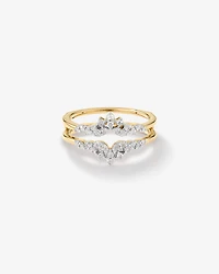 Enhancer Ring with 0.33 Carat TW of Diamonds in 14kt Yellow Gold