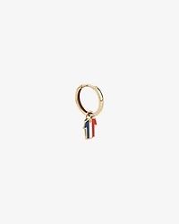 France Jersey Earring Charm in 18Kt Vermeil