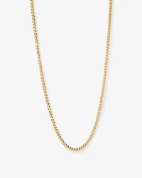 55cm (22") 5.5mm Width Semi Solid Diamond Cut Curb Chain in 10kt Yellow Gold