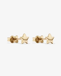 Star Stud Earrings in 10kt Yellow Gold