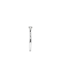 0.30 Carat TW Round Brilliant Diamond Three-Stone Engagement Ring in 14kt White Gold