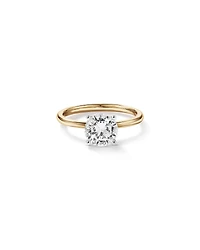 1.50 Carat TW Round Brilliant Signature 101 Solitaire Diamond Ring in 14kt Yellow & White Gold