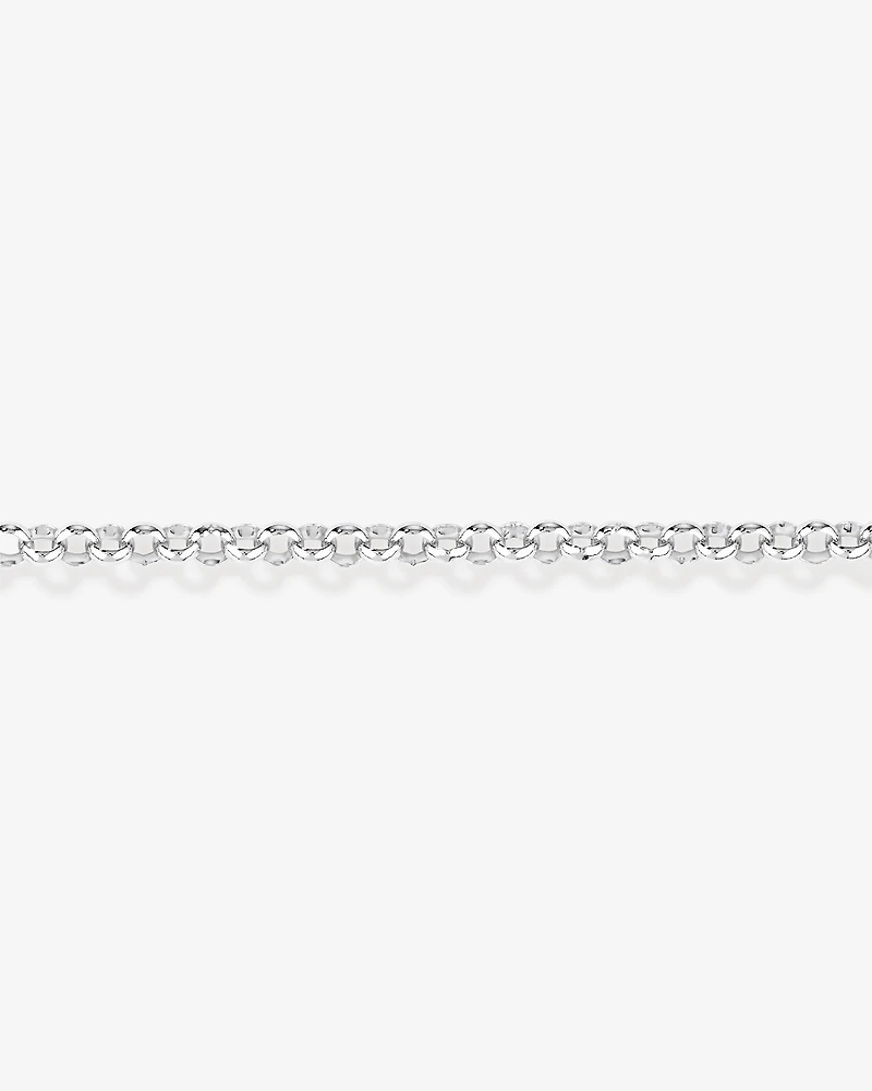 Bracelet belcher en argent sterling de 19 cm