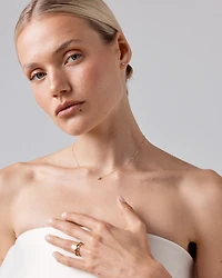 0.25 Carat TW Round Brilliant Diamond Bezel Set Pendant in 18kt Yellow Gold