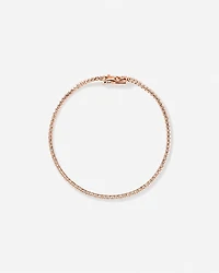 0.82 Carat TW Diamond Tennis Bracelet in 10kt Rose Gold