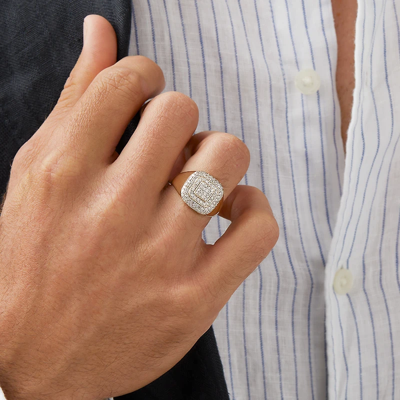 Ring with 1 Carat TW of Diamonds in 10kt Yellow Gold