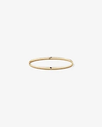 65mm (2.5") 3.8mm Width Solid Oval Bangle in 10kt Yellow Gold