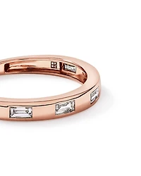 0.22TW Baguette Laboratory-Grown Diamond Wedding Band 14kt Rose Gold