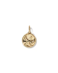 Diamond Accent Scorpio Zodiac Pendant 10kt Yellow Gold