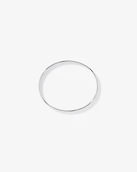 65mm Solid Oval Bold Bangle in Sterling Silver