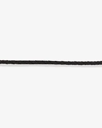 Men's Black Leather Braided Bracelet with 10kt Yellow Gold