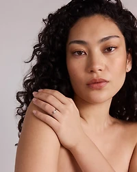 Carat TW Round Brilliant Solitaire Ring in 18kt White Gold