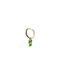 Brazil Jersey Earring Charm in 18Kt Vermeil